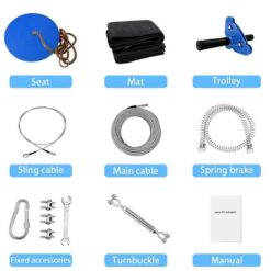 Home Zipline Kit - 30 Meters - Image 5