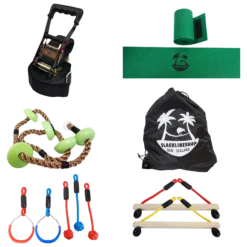 Ninja Line Slackline Kit - 15m - Includes Tree Protection